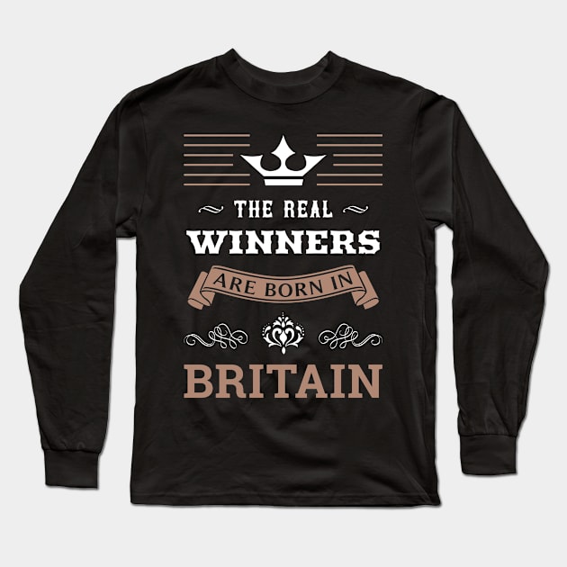 Winners in Britain Long Sleeve T-Shirt by PallKris